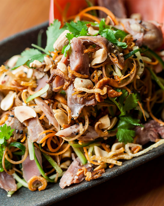 recipe duck banana salad